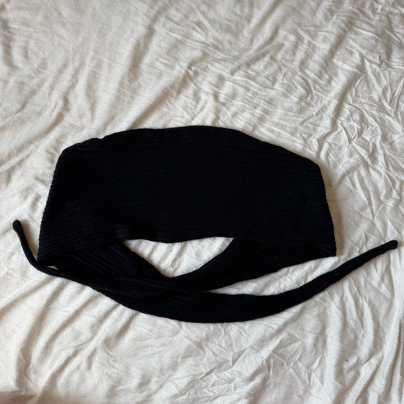 Zara Knit Multi-Way Tie Top - Picture 9 of 9